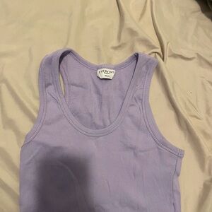 Everyday Lavender Ribbed Tank Top